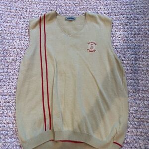 Tan V-Neck Sweater St. Andrew’s